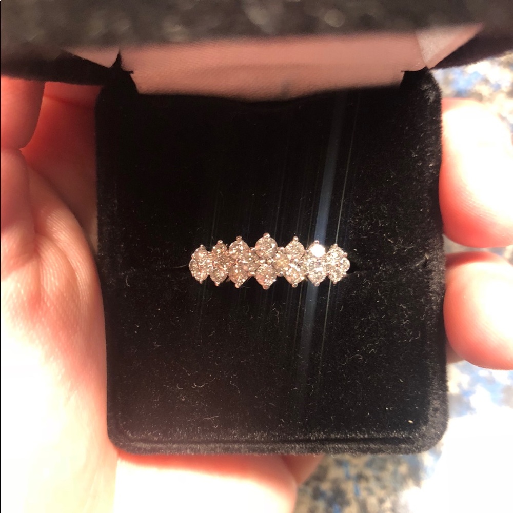 Zales 1 Carat Diamond Ring, 10k white gold